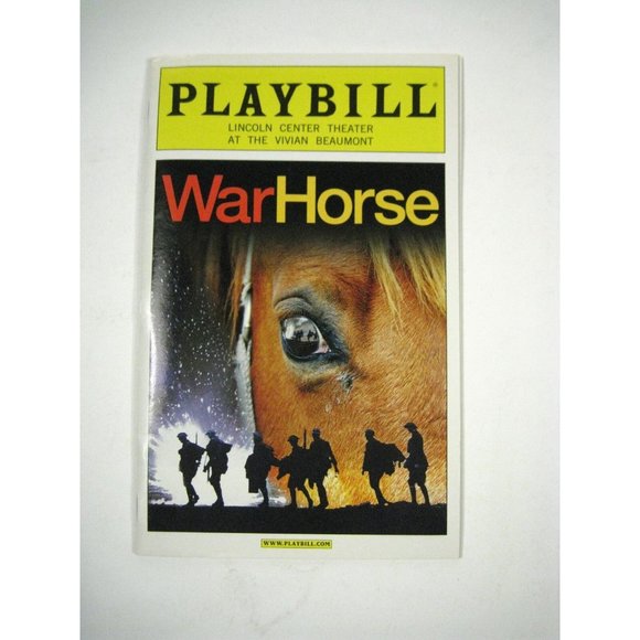 Warhorse Playbill July 2011 Lincoln Center Theater Ticket Matt Doyle Horse - Picture 2 of 10